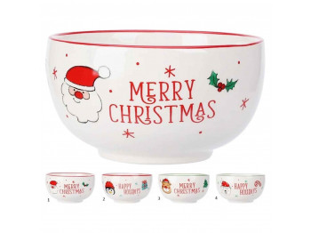 Bowl KOOPMAN AZD503180 BOWL CHRISTMAS 125MM 2ASS (072243)