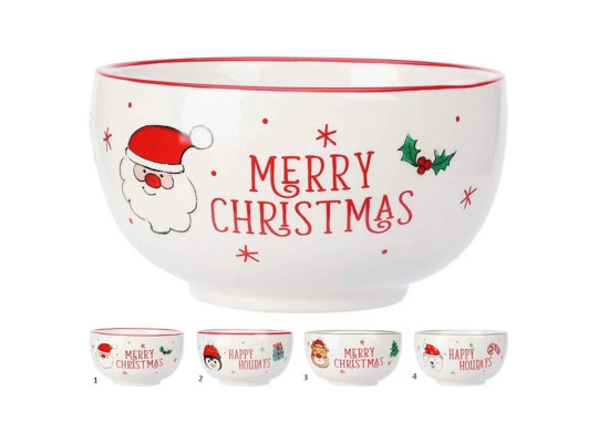 Տարա KOOPMAN AZD503180 BOWL CHRISTMAS 125MM 2ASS (072243)