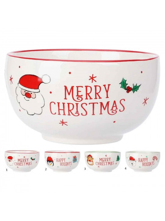 Տարա KOOPMAN AZD503180 BOWL CHRISTMAS 125MM 2ASS (072243)