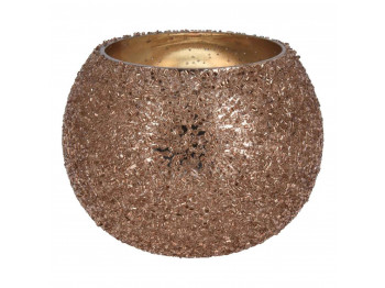 Candlestick KOOPMAN BEADED VOTIVE COPPER (134545) (A68121320)