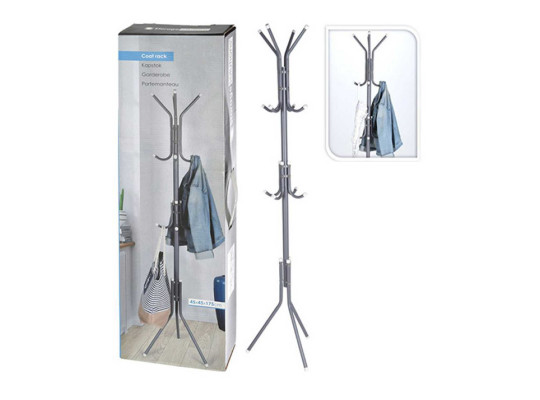 Հագուստի կախիչ KOOPMAN C80652310 COAT RACK METAL H170CM 3ASS CL (902383)