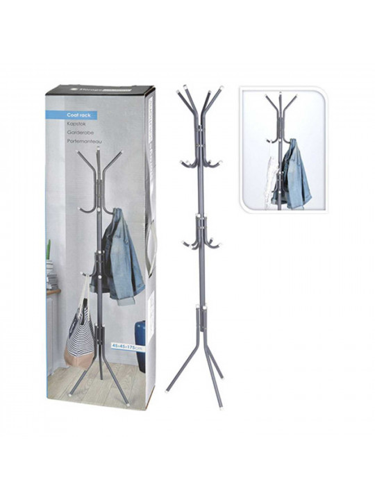 Հագուստի կախիչ KOOPMAN C80652310 COAT RACK METAL H170CM 3ASS CL (902383)