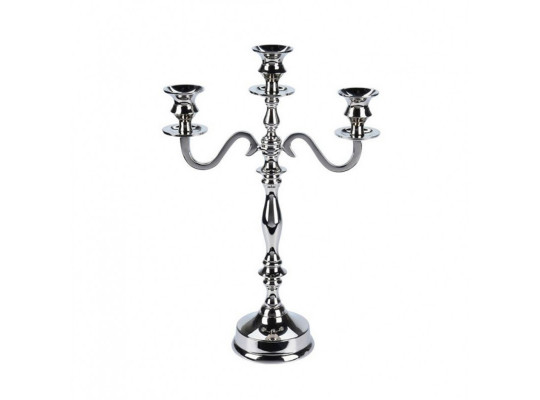 Подсвечник KOOPMAN CANDLE HOLDER 39CM SILVER (322556) (A06931770)