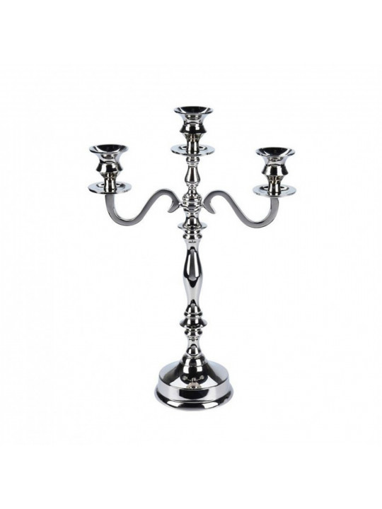 Подсвечник KOOPMAN CANDLE HOLDER 39CM SILVER (322556) (A06931770)