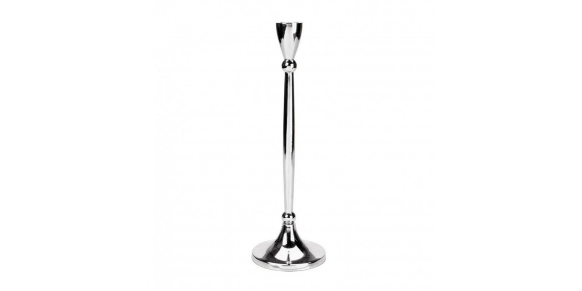 Candlestick KOOPMAN CANDLE HOLDER 9X27CM SILVER (656047) (A98806530)