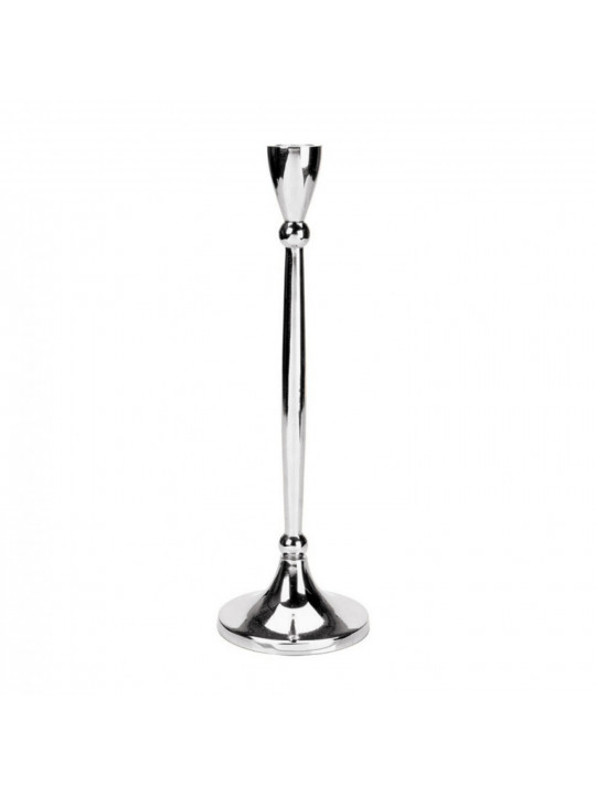 Candlestick KOOPMAN CANDLE HOLDER 9X27CM SILVER (656047) (A98806530)