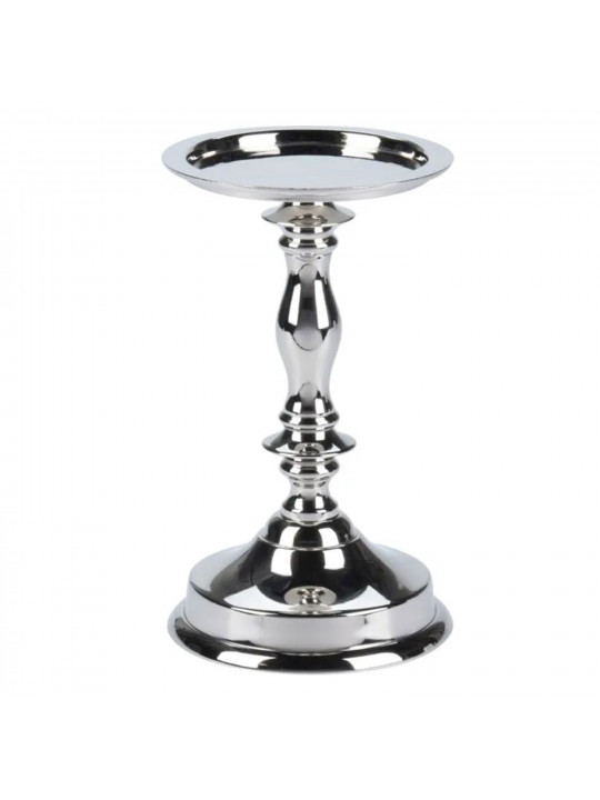 Candlestick KOOPMAN CANDLE HOLDER SILVER 215MM (322495) (A06931750)