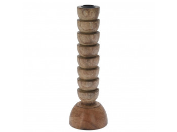 Подсвечник KOOPMAN CANDLE HOLDER WOOD 250MM (F1) (075541) (A69000090)