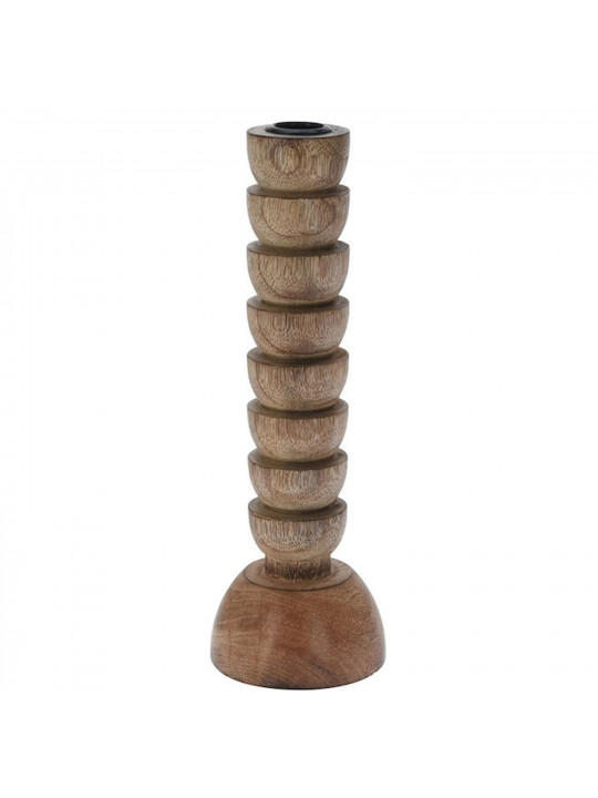 Подсвечник KOOPMAN CANDLE HOLDER WOOD 250MM (F1) (075541) (A69000090)