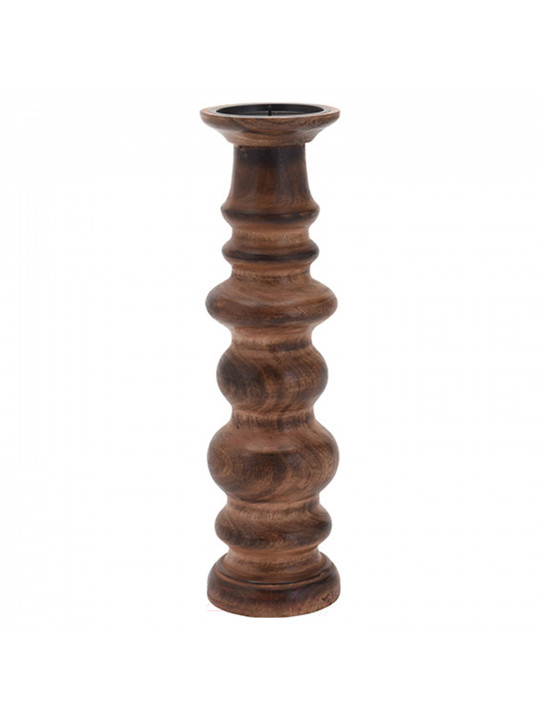 Candlestick KOOPMAN CANDLE PILLAR 36CM NATURAL (091728) (A54028720)