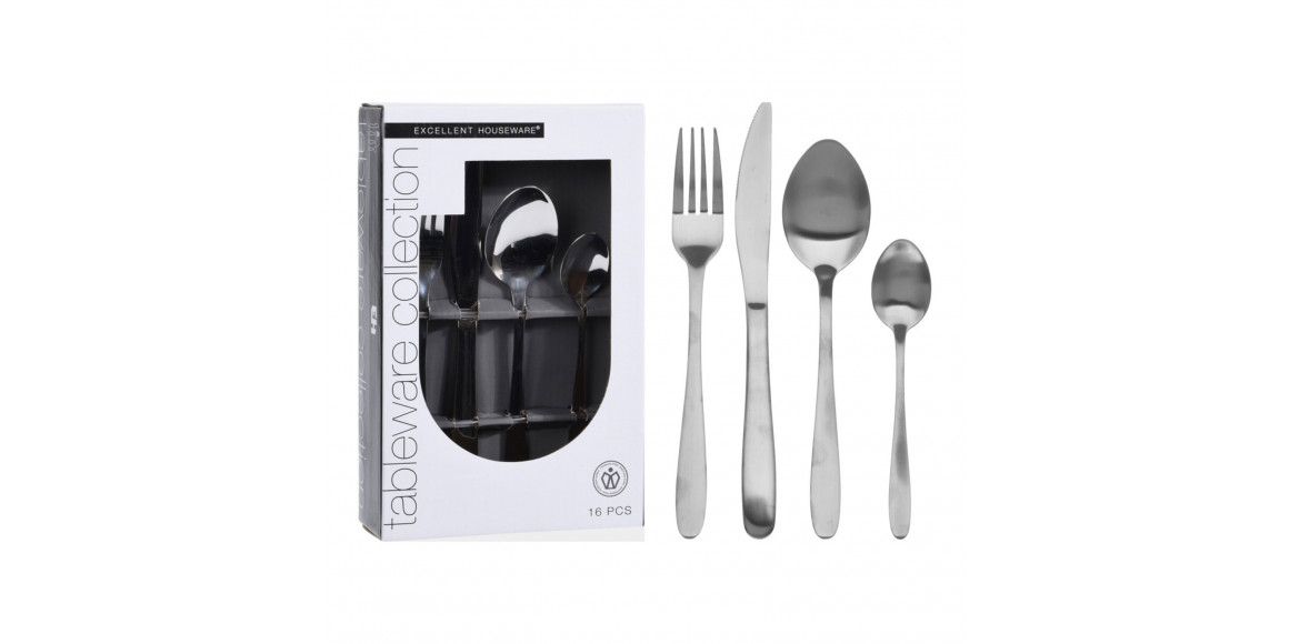 Table cutlery KOOPMAN CC4000080 CUTLERY SET 16PCS (370256)