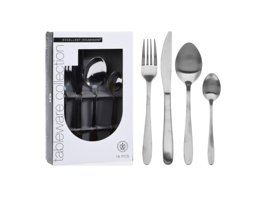 Սեղանի դանակ-պատառաքաղ KOOPMAN CC4000080 CUTLERY SET 16PCS (370256)