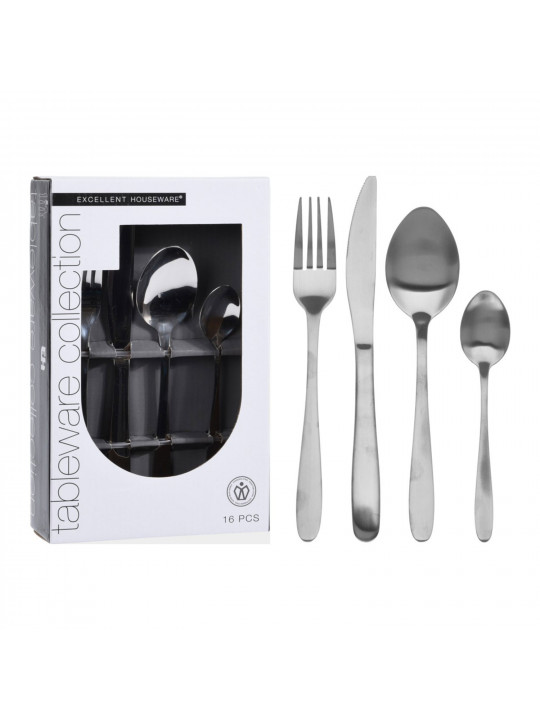 Սեղանի դանակ-պատառաքաղ KOOPMAN CC4000080 CUTLERY SET 16PCS (370256)