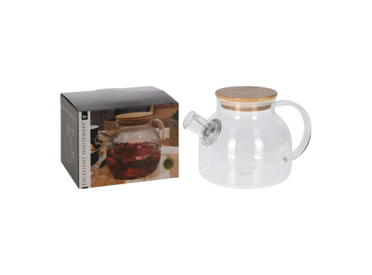 Թեյնիկներ/թեյի թրմիչներ KOOPMAN CD1002670 TEAPOT BOROSILICATE GLASS 1L (997884)