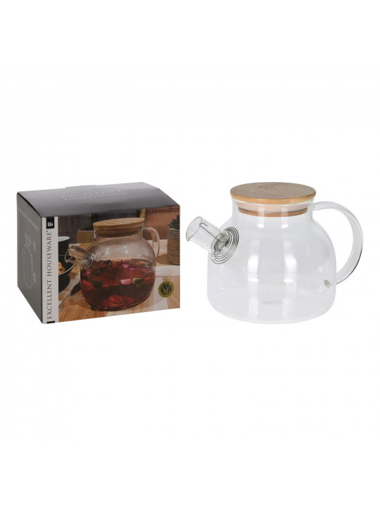 Թեյնիկներ/թեյի թրմիչներ KOOPMAN CD1002670 TEAPOT BOROSILICATE GLASS 1L (997884)