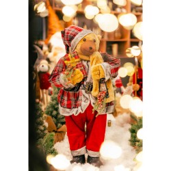 Ամանորյա դեկորատիվ առարկաներ KOOPMAN DANCING BEAR WITH MUSIC 95CM (789172) (ASK002980)