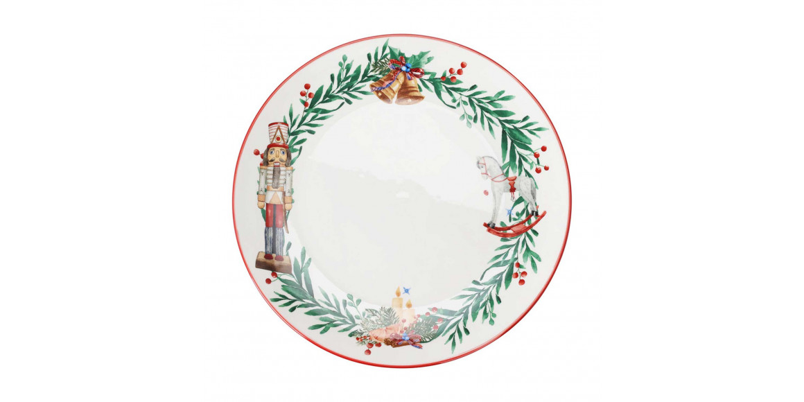 Тарелка KOOPMAN DN1900590 PORCELAIN 27CM NUTCRACKE (094634)