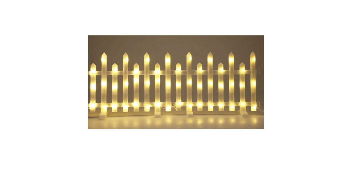 Новогодные декоративные аксессуары KOOPMAN FENCE LIGHT SET OF 8PCS WW (098519) (AVX000020)