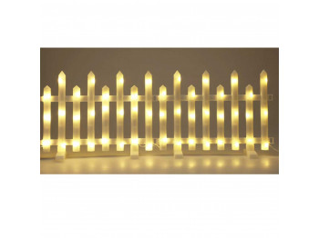 N/y decorate objects KOOPMAN FENCE LIGHT SET OF 8PCS WW (098519) (AVX000020)