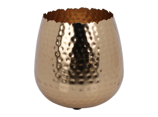 Ծաղկաման KOOPMAN FLOWER VASE 18X18CM GOLD (121170) (A67101490)