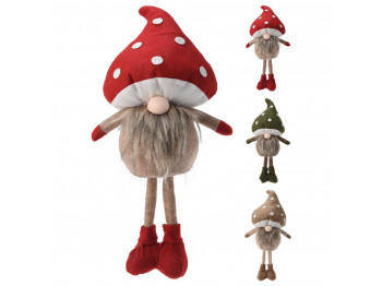 Новогодные декоративные аксессуары KOOPMAN GNOME MUSHROOM 53CM 3ASS (239523) (CAA939480)