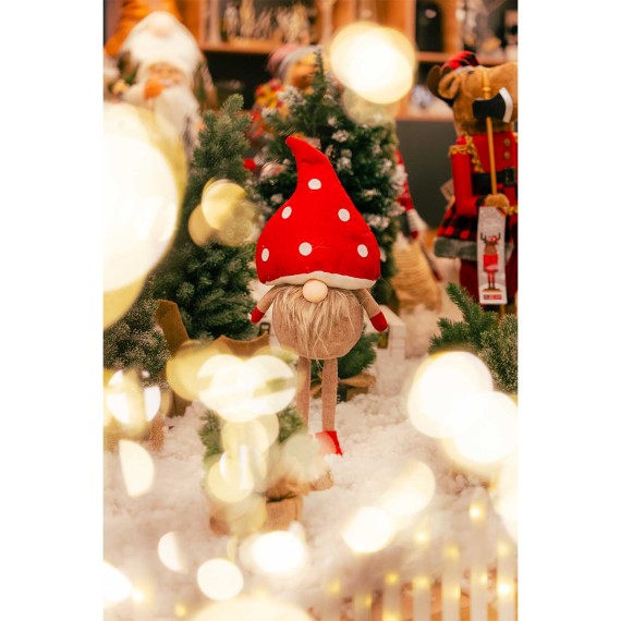 Ամանորյա դեկորատիվ առարկաներ KOOPMAN GNOME MUSHROOM 53CM 3ASS (239523) (CAA939480)
