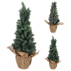 Ամանորյա դեկորատիվ առարկաներ KOOPMAN XMAS TREE BURLAP POT 65CM 2ASS (199360) (317910240)