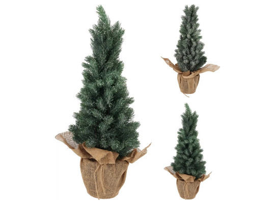 Новогодные декоративные аксессуары KOOPMAN XMAS TREE BURLAP POT 65CM 2ASS (199360) (317910240)