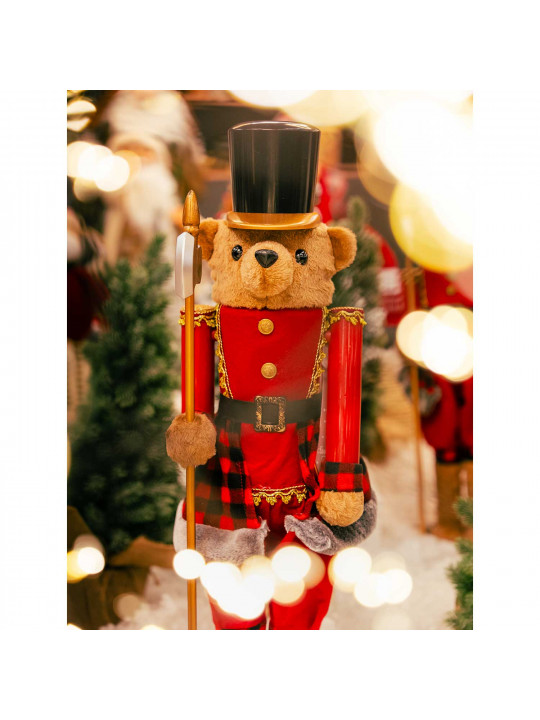 Ամանորյա դեկորատիվ առարկաներ KOOPMAN NUTCRACKER 60CM BEAR (342469) (ASK001770)