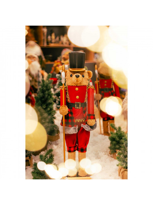 Ամանորյա դեկորատիվ առարկաներ KOOPMAN NUTCRACKER 60CM BEAR (342469) (ASK001770)