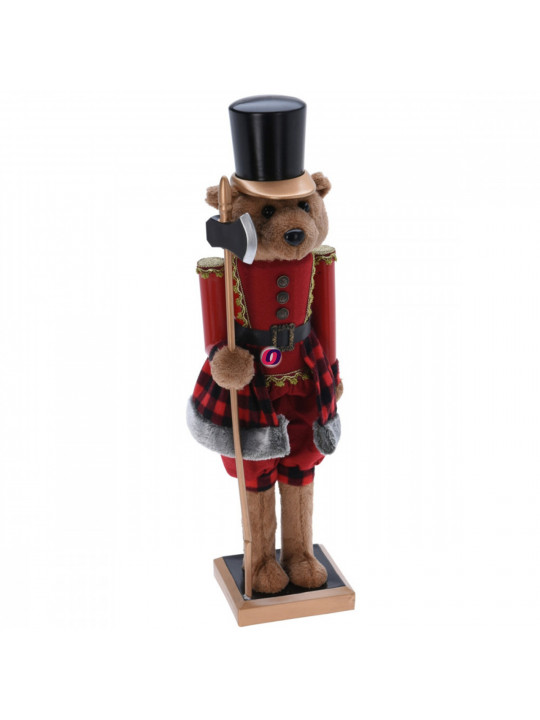 Новогодные декоративные аксессуары KOOPMAN NUTCRACKER 75CM BEAR (342612) (ASK001870)