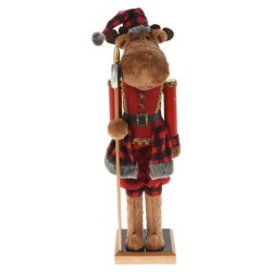 Ամանորյա դեկորատիվ առարկաներ KOOPMAN NUTCRACKER 82CM REINDEER (389723) (ASK001880)