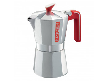 Սրճեփ PEDRINI 02CF137 PRESSER ECO MOKA POLUSHED ALU. 6 CUPS 