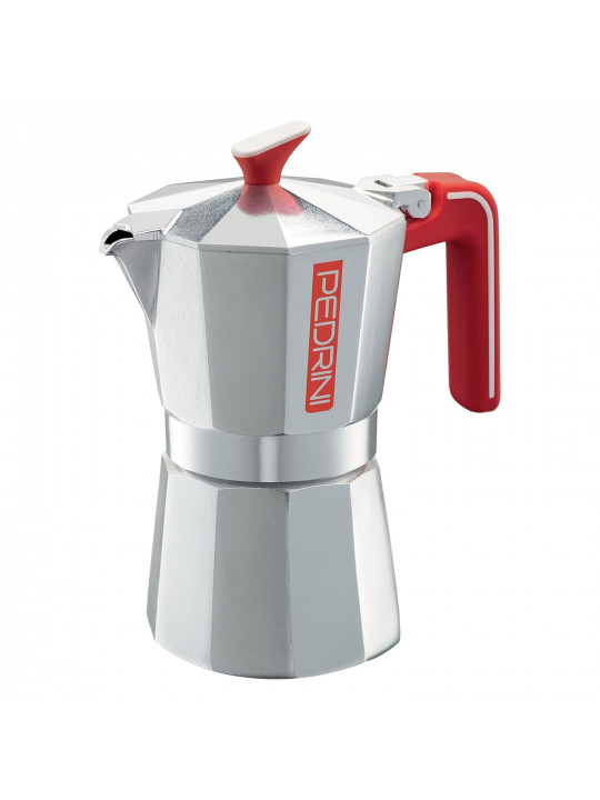 Սրճեփ PEDRINI 02CF137 PRESSER ECO MOKA POLUSHED ALU. 6 CUPS 