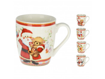 Cup KOOPMAN Q75999430 MUG NEW BONE SANTA PORCELAIN 200ML (253567)