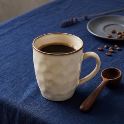 Cup KOOPMAN Q97000890 MUG STONEWARE EMBOSSED (916028)