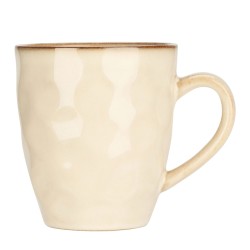 Cup KOOPMAN Q97000890 MUG STONEWARE EMBOSSED (916028)