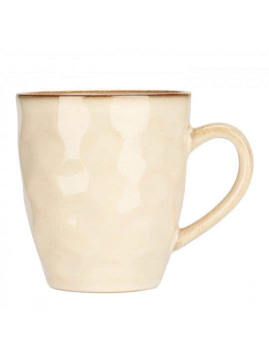 Բաժակ KOOPMAN Q97000890 MUG STONEWARE EMBOSSED (916028)