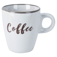 Cups set KOOPMAN Q99000330 MUG STONEWARE 220ML 4ASS CLRS (483544)