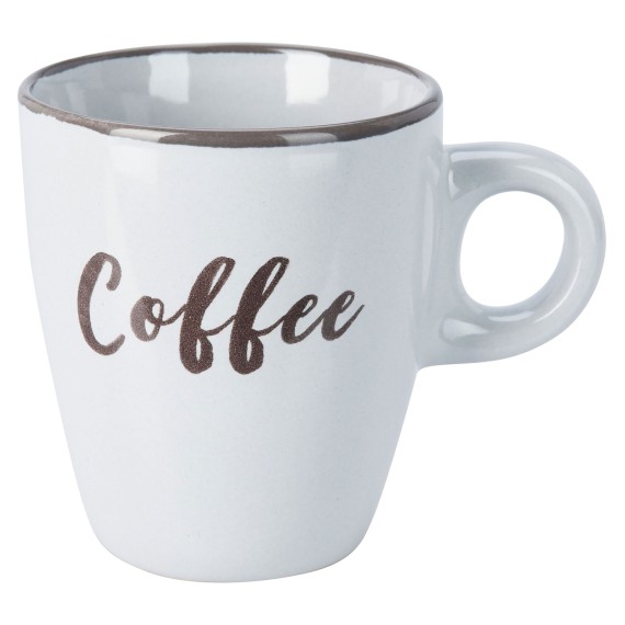 Cups set KOOPMAN Q99000330 MUG STONEWARE 220ML 4ASS CLRS (483544)