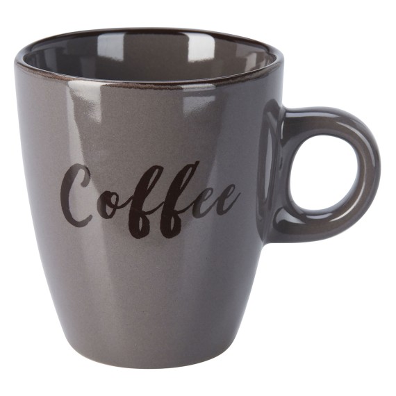 Cups set KOOPMAN Q99000330 MUG STONEWARE 220ML 4ASS CLRS (483544)