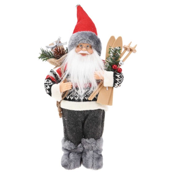 N/y decorate objects KOOPMAN SANTA STANDING 30CM (199186) (ATK000080)