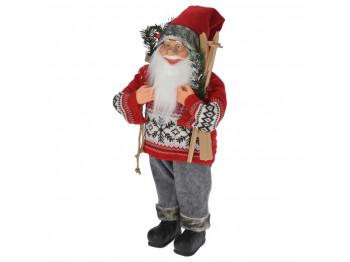 N/y decorate objects KOOPMAN SANTA STANDING WITH SKI 60CM (199155) (ATK000120)