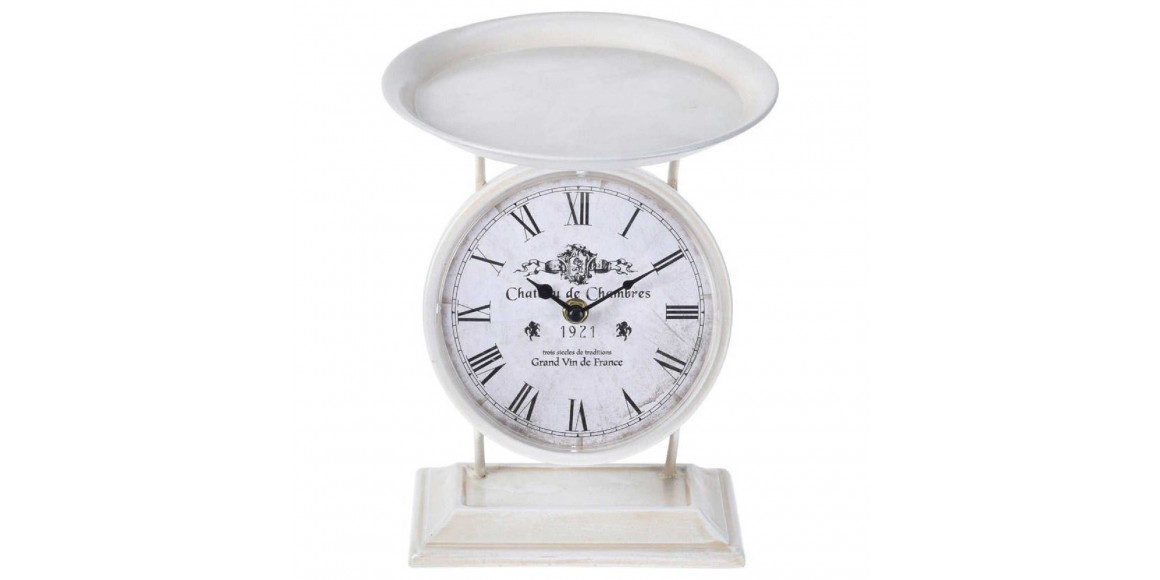 Table clock KOOPMAN SCALE WHITE (100748) (Y36300100)