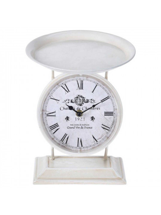 Table clock KOOPMAN SCALE WHITE (100748) (Y36300100)