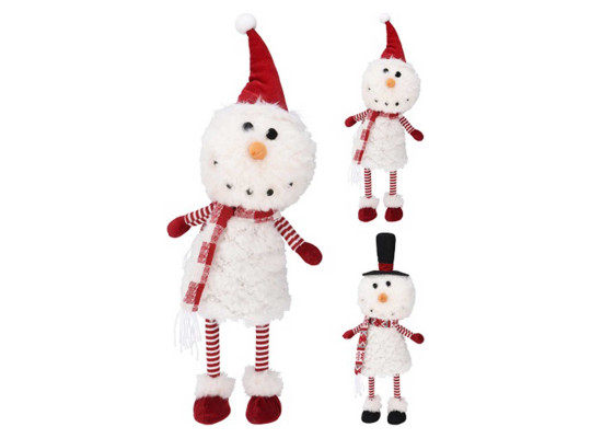 N/y decorate objects KOOPMAN SNOWMAN WITH HAT 72CM (089104) (CAA938030)