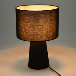Lampshade KOOPMAN TABLE LAMP 23X34CM BLACK (094658) (HZ1601170)