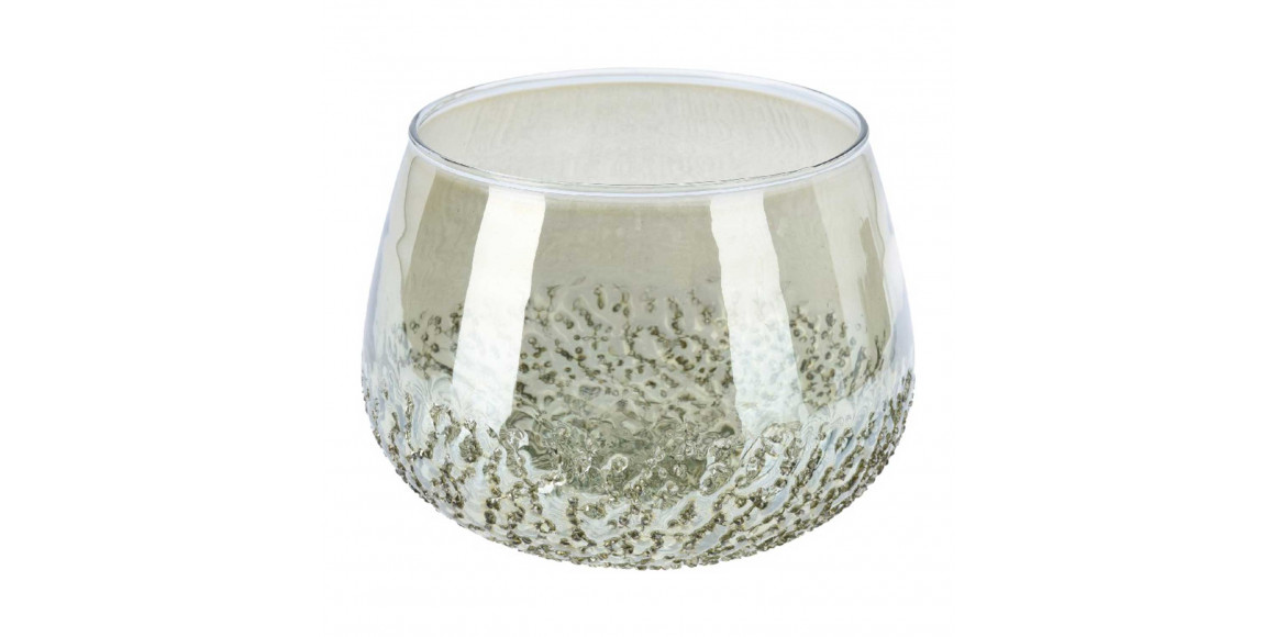 Մոմակալ KOOPMAN TEALIGHT HOLDER GREEN 16X12CM (117050) (A75000360)