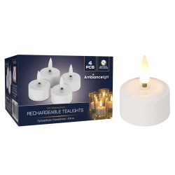 Свеча KOOPMAN TEALIGHT WITH LED SET 4PCS+4PCS (637053)/(637039) (XX8114170/XX8114160)