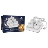 Candle KOOPMAN TEALIGHT WITH LED SET 4PCS+4PCS (637053)/(637039) (XX8114170/XX8114160)